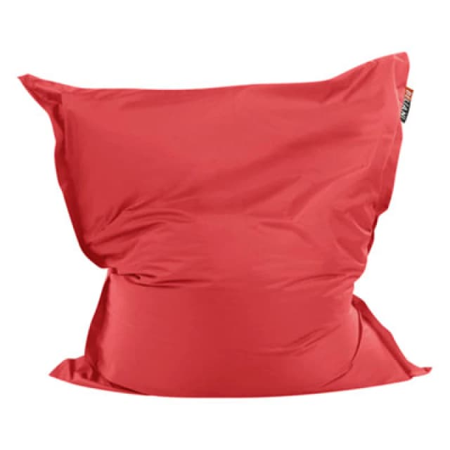 Beliani Bean Bag 300 L Fuzzy 140 Cm 180 Cm Red