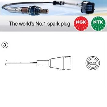 1x NGK NTK Oxygen O2 Lambda Sensor OZA401-E50 OZA401E50 (0131)