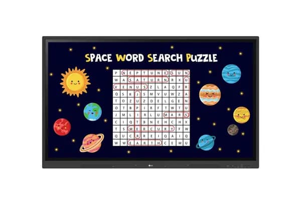 LG 55TR3DK-B interactive whiteboard 139.7cm (55") 3840 x 2160 pixels Touch Screen Black 55TR3DK-B.AUEQ