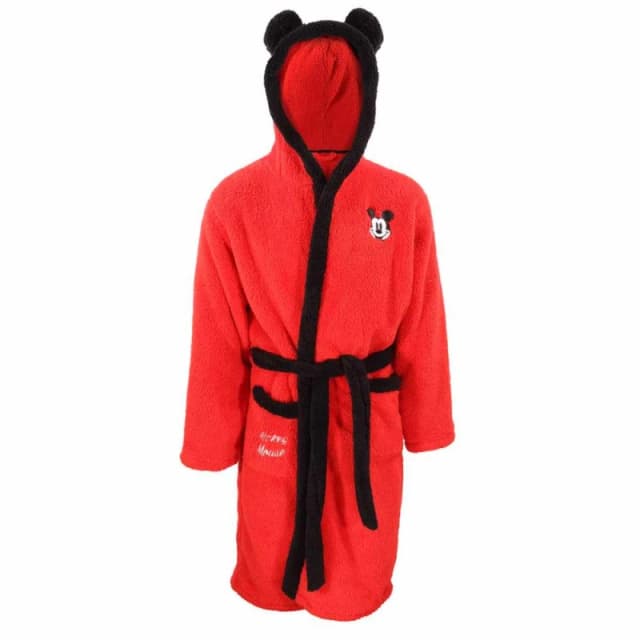 Disney Mickey Mouse Dressing Gown Red female