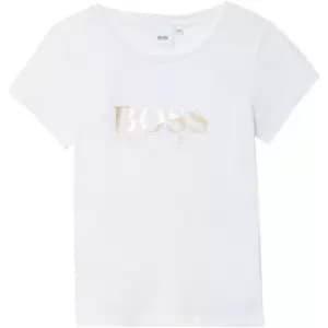 Boss Cotton and modal T-Shirt - White