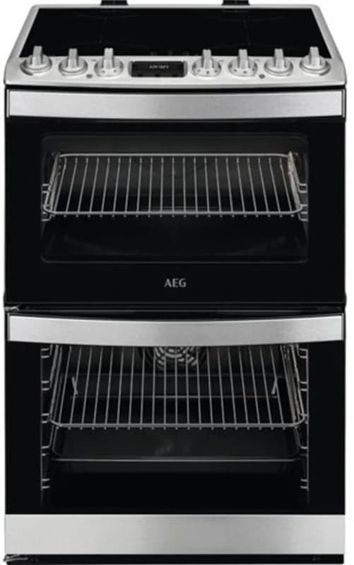 AEG 6000 SteamBake CIB6734ACM 60cm Electric Cooker with - Stainless Steel - A Rated