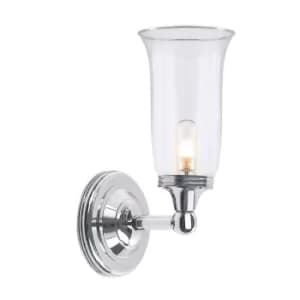 Austen 1 Light Bathroom Wall Light Polished Chrome IP44, G9