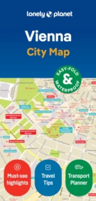 Lonely Planet Vienna City Map : Durable, Waterproof, Easy-Fold Planning Map with Attractions & Walking Tours Sheet map, folded