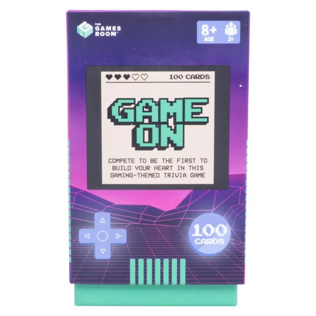 Fizz Creations Game On Retro Gaming Trivia Quiz Novelty Gift Multi unisex One Size
