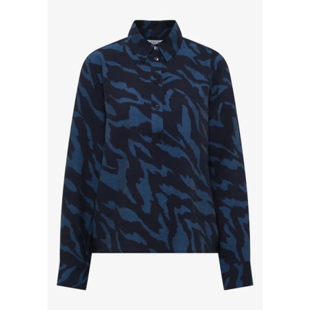 cecil Womens long sleeve blouse Cecil AOP Softwave Bleu Female L