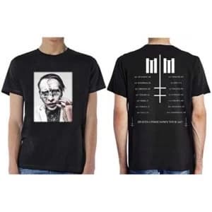 Marilyn Manson - Heaven Upside Down Tour (Summer 2017) Unisex Small T-Shirt - Black