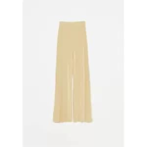 Missguided Slinky Wide Leg Trousers - Green