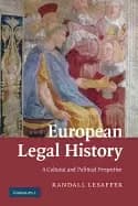 european legal history a cultural and political perspective