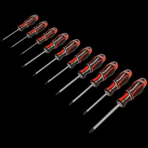 Sealey AK4324 10 Piece Grip Max Torx Screwdriver Set
