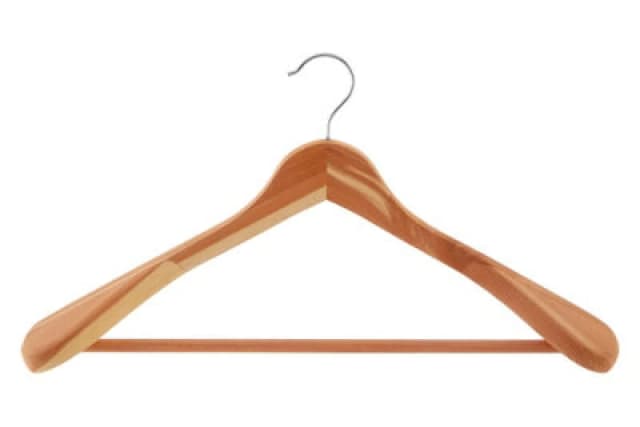 Premier Housewares The Dandy Sparrow Cedar Wood Trouser Rail Clothes Hanger Natural