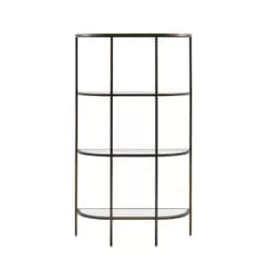 Gallery Interiors Hodson Display Unit in Bronze