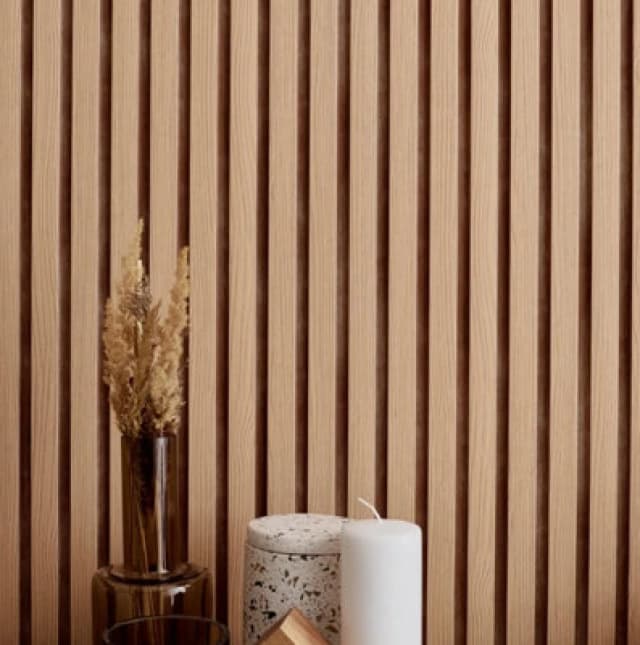 Vox Linerio Internal Decorative Wall Panel Pack 16; 2650Mm X 122Mm Per Each Length; Total Coverage 5.22M2 Natural WDNKN Unisex