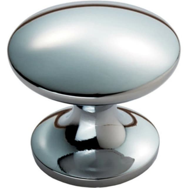 Loops Fingertip Cabinet Door Knob 30mm Diameter Polished Chrome Cupboard Handle Multi unisex