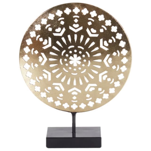 Beliani Figurine Sesimbra Metal Gold