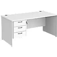 Dams International Desk MP16P3WH 1,600 x 800 x 725 mm
