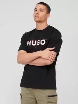 HUGO Dakaishi Relaxed Fit T-Shirt - Black, Size S, Men