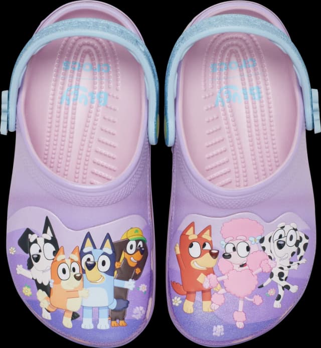Crocs Kids Toddler Bluey Friends Forever Classic Clogs Multi C10