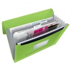 Choices Expanding Project File A4 Green - Outer Carton of 5