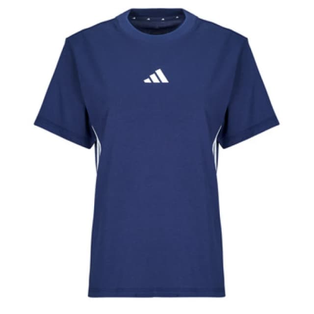 adidas JD0843 womens T shirt in Blue