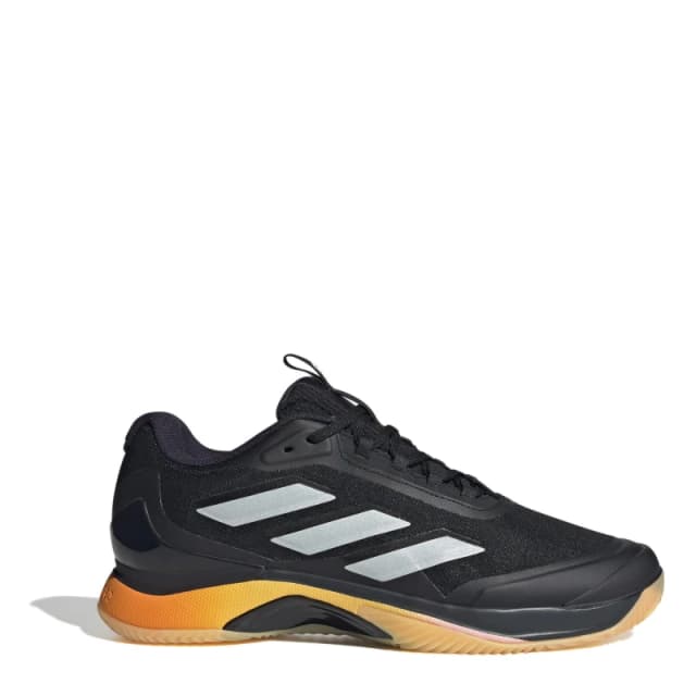 adidas Avacourt 2 Clay Tennis Shoes Womens Blk/Metal/Spark female 3.5 (36)