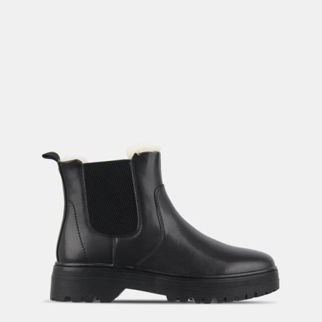 Jack Wills Fur Chelsea Boots Black female 4 (37)