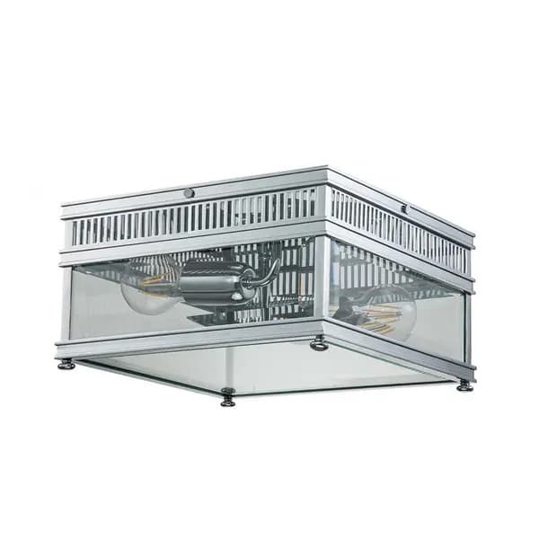 Elstead Elstead Holborn Outdoor Flush Ceiling Light - Polished Chrome