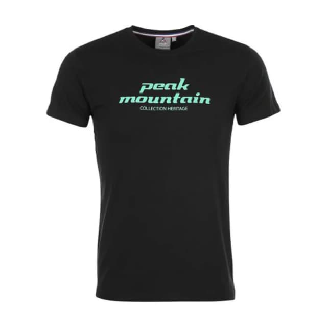 T-Shirt Peak Mountain Cosmo Noir Male L