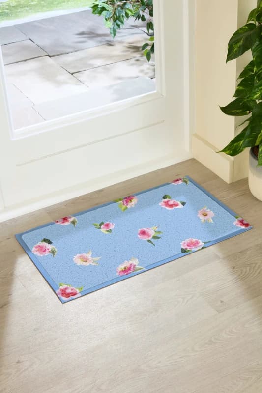 Artsy Doormats Watercolour Floral Indoor Outdoor Doormat (70 X 40Cm)