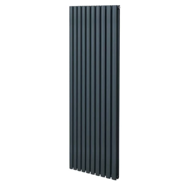 Monstershop Oval Radiator - 1800 x 600mm - Anthracite Grey