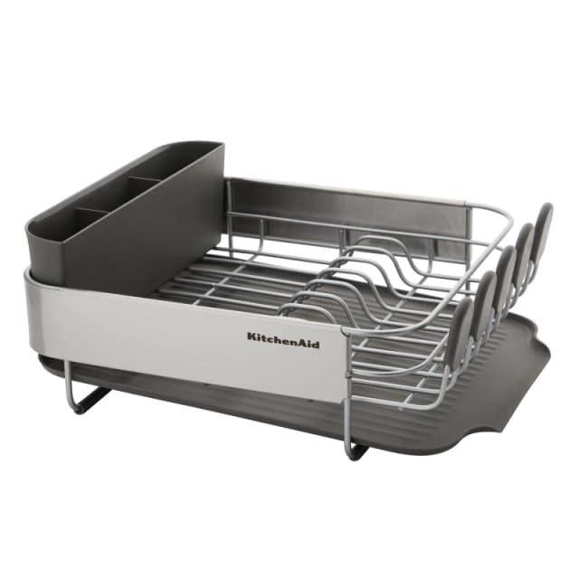 KitchenAid Compact Dish-Drying Rack - Charcoal Grey Grey