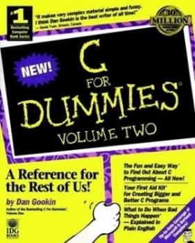 C for Dummies. Vol. 2 by Dan Gookin Paperback