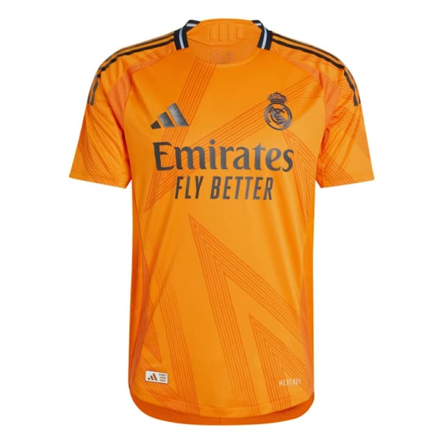 adidas Real Madrid Authentic Away Shirt 2024 2025 Adults Orange male S