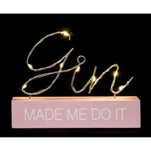 LED String Words Gin