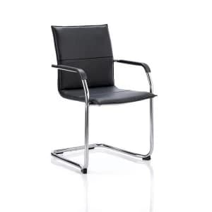 Sonix Echo Leather Chair Black
