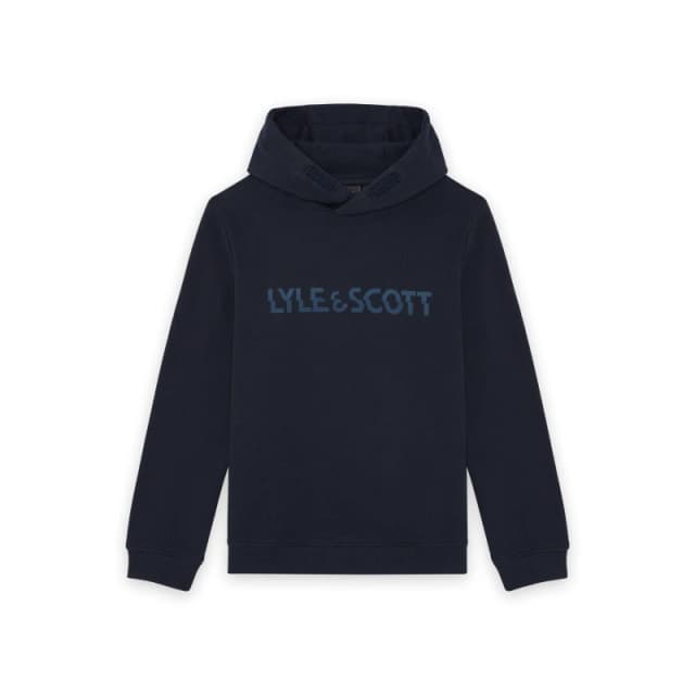 Lyle and Scott Kids Pull Over Hoodie Dark Navy male 8-9 Years