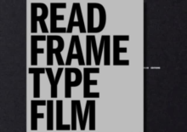 Read Frame Type Film : Or, Written on the Screen Hardback