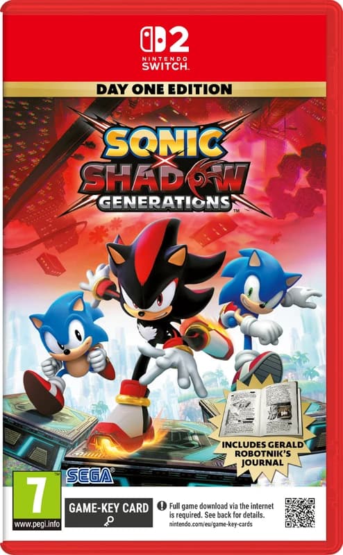 Sonic X Shadow Generations Day One Edition Nintendo Switch 2 Game