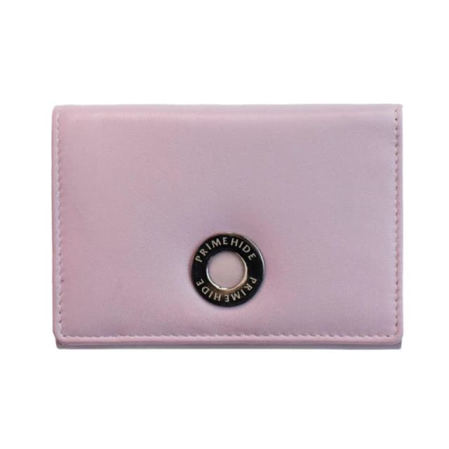 PRIMEHIDE 'Flavia' Leather Clip Frame Purse Mauve