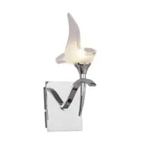 Viena Wall Lamp Switched 1 Light G9, Polished Chrome