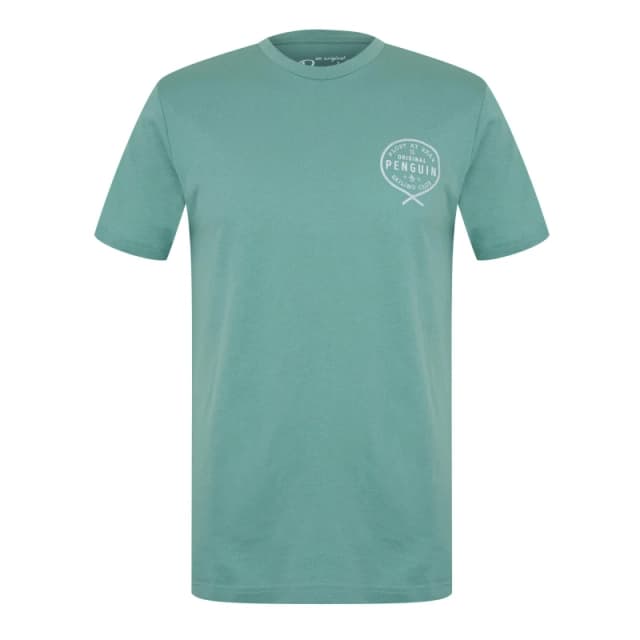Original Penguin Crest Tee - Green Green S