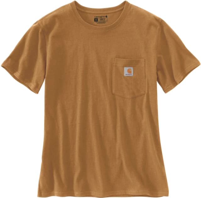 Carhartt Workwear Pocket, t-shirt women , color: Brown (211) , size: M