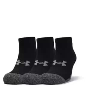Under Armour Heatgear Low Cut Socks 3 Pack - Black