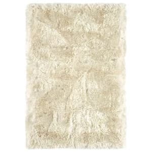 Asiatic Plush Shaggy Rug - 70 x 140cm - Pearl