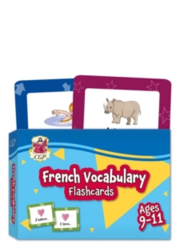 French Vocabulary Flashcards for Ages 9-11 (with Free Online Audio) Hardback