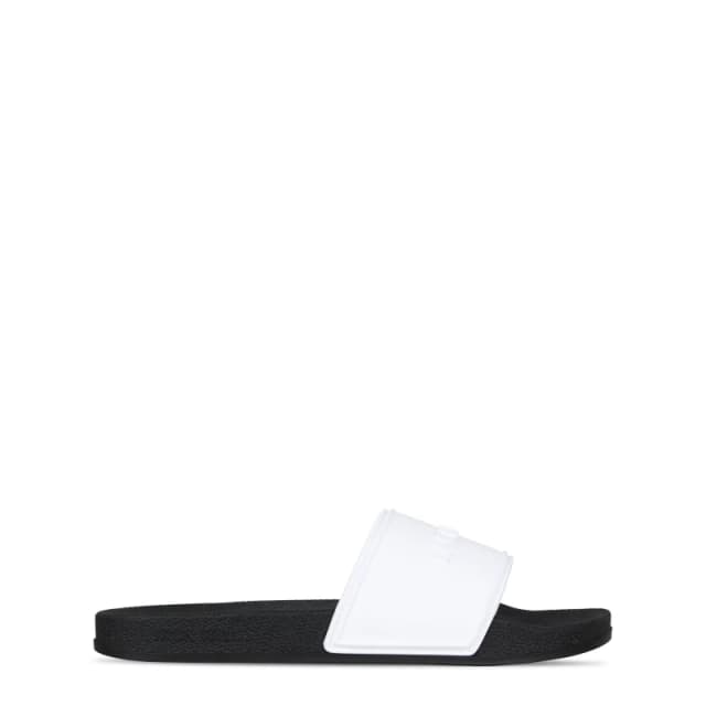 Jack Wills Minimal Logo Sliders - White White 3