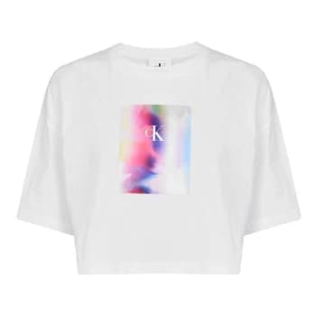 Calvin Klein Jeans Cropped Pride T Shirt - Bright White