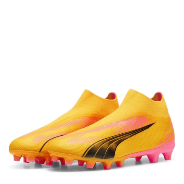 Puma Ultra Match Laceless Firm Ground Football Boots - Orange Orange 8