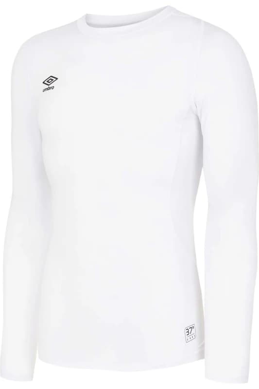 Umbro Umbro Men Core Long-Sleeved Base Layer Top in White Size: X-Large White XL Male 5063238089013