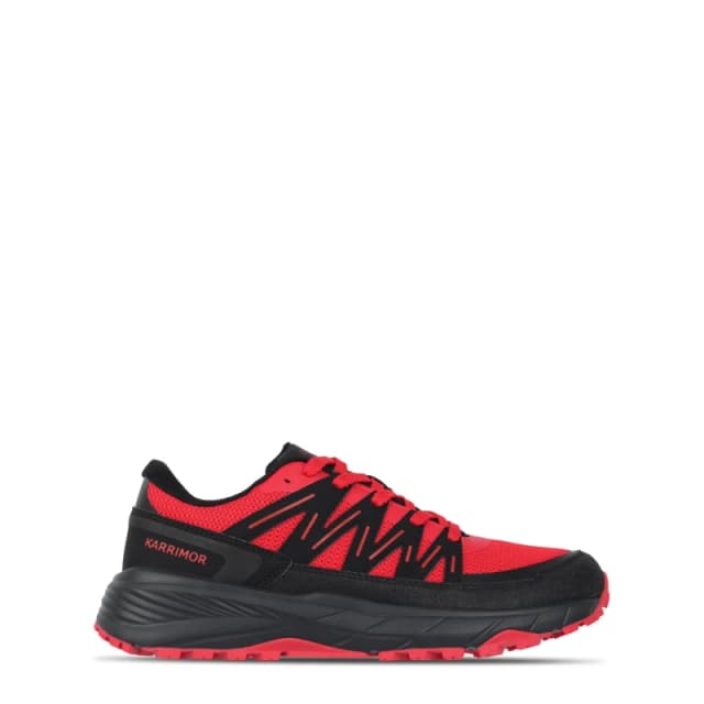 Karrimor Caracal Trail Trainers Mens Red/Black male 7 (41)